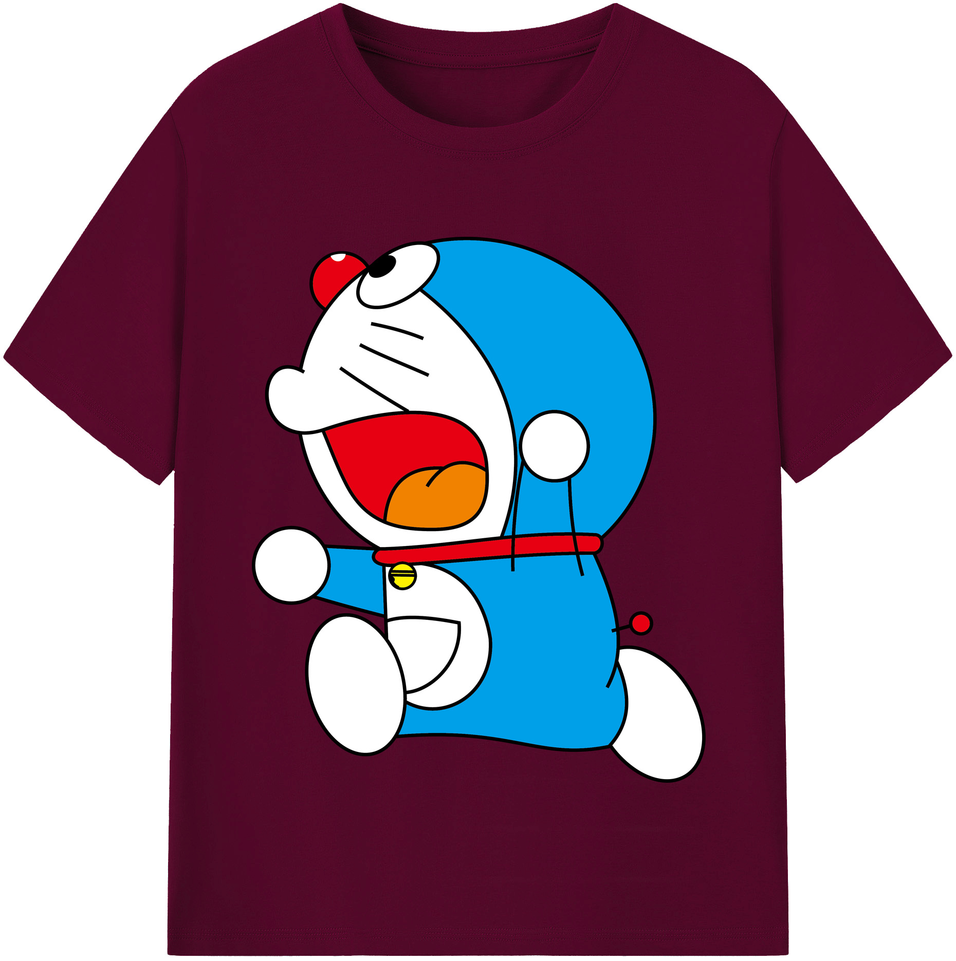 （画像用） ドラえもん Doraemon レディースカジュアルプリントTシャツ（綿100％）